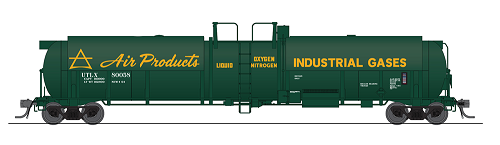 BROADWAY LIMITED Cryogenic Tank Car, Air Products, 2-pack HO New Release 