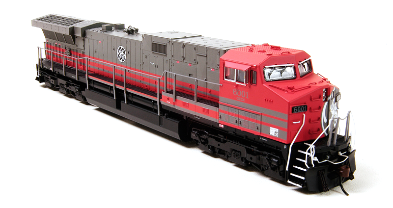 Broadway Limited 3429 GE AC6000, GECX #6001, Red & Gray Scheme, Paragon3 Sound/DC/DCC, N Scale